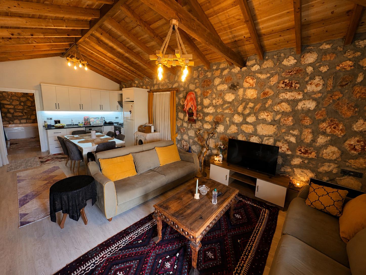 Villa Maral Açık Mutfak Salon